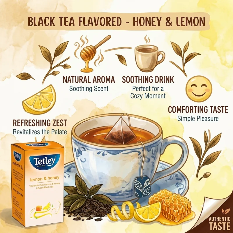 Honey & Lemon Black Tea (Tea-bag)